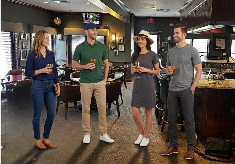 Bar area attire examples